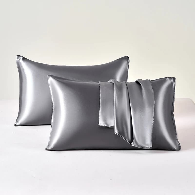 Satin Pillowcase Set of 2 Soft Breathable Cooling Pillow Covers | 2 Pcs — image 2