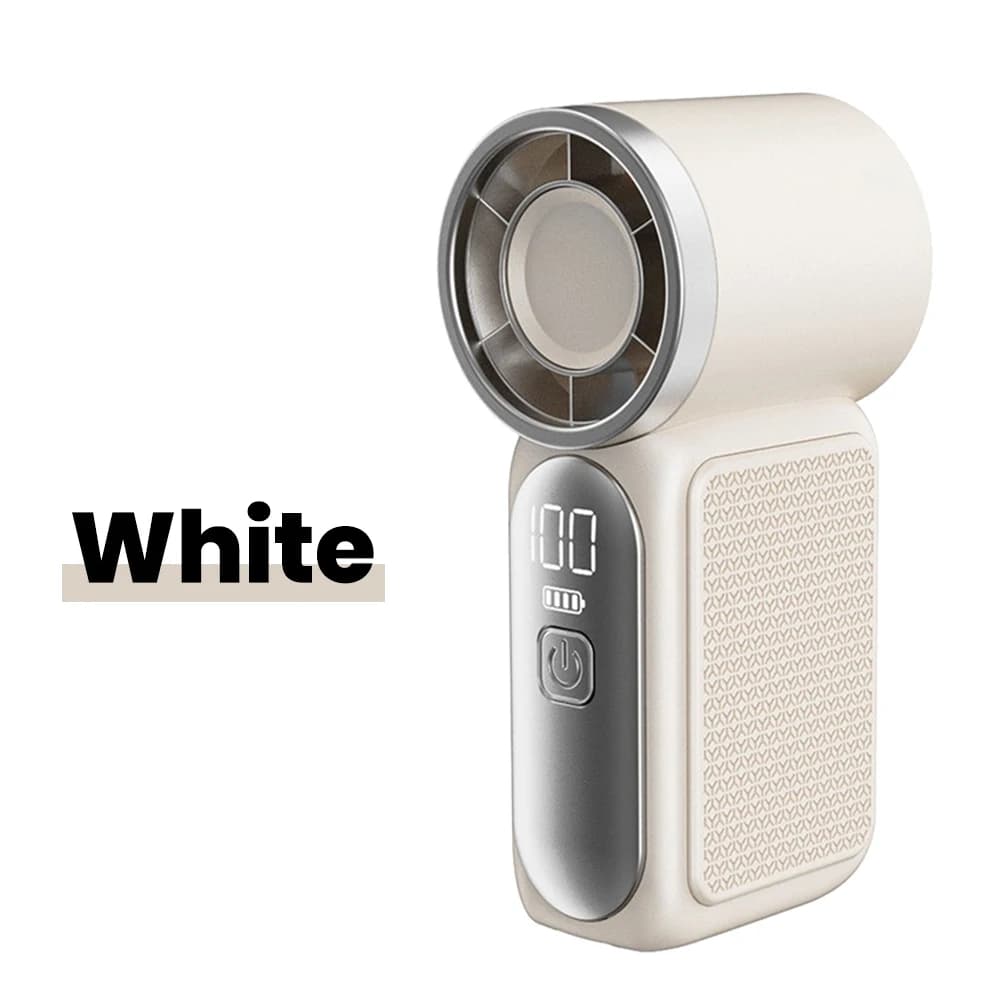 Mini Handheld Fan Portable 5-Speed Type-C Rechargeable Cooling Fan Outdoor — image 9