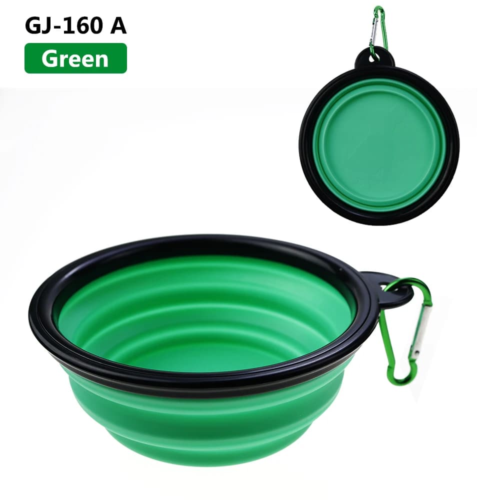 Collapsible Silicone Pet Dog Bowl Portable Travel Water Food Feeder for Camping — image 9
