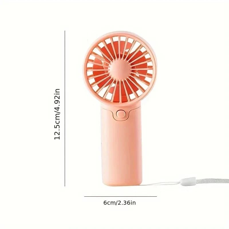 Portable Mini Handheld Fan Lightweight Low Noise Electric Fan Compact Size — image 10