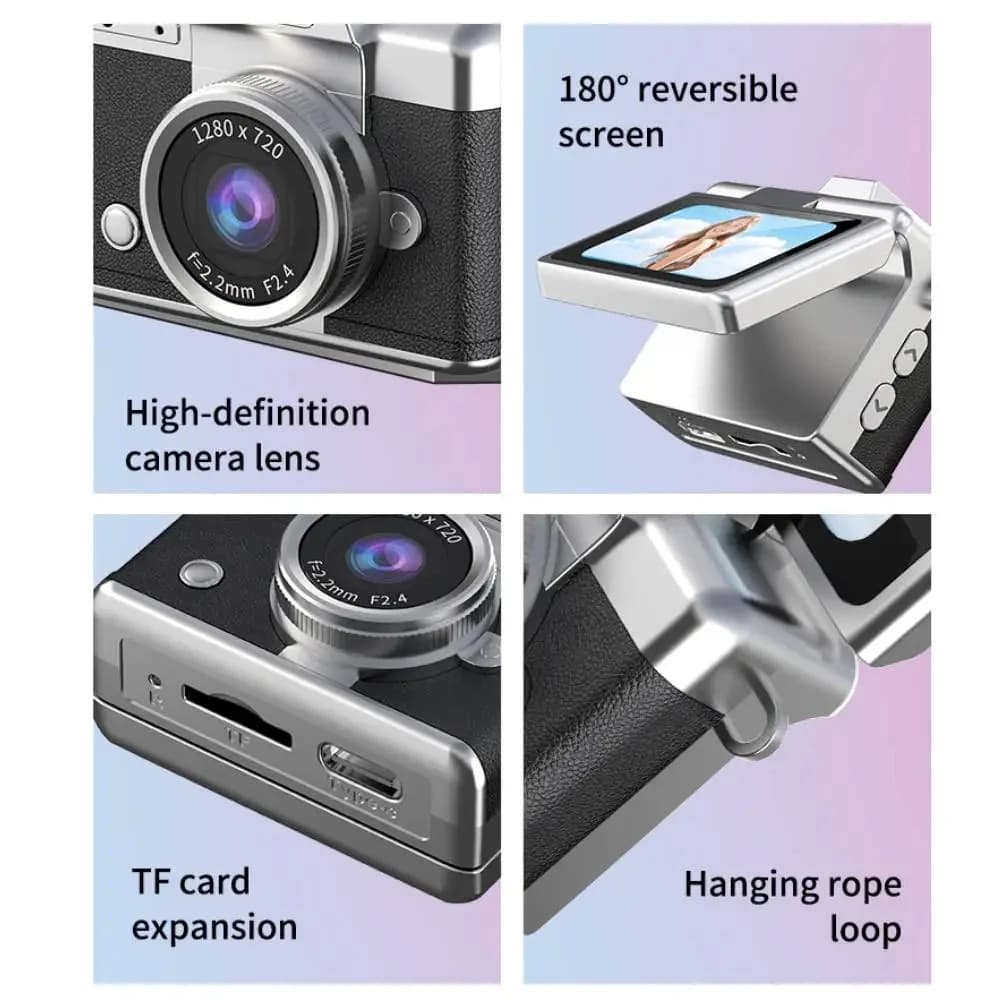 Mini Digital Camera Keychain 1.47 Flip Screen HD Video Recorder New Ourlife Inch — image 6