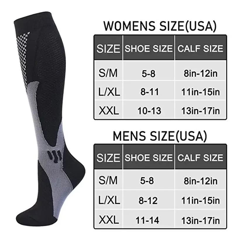 Compression Socks 20-30mmHg Sports Running Football Hiking UK — image 6