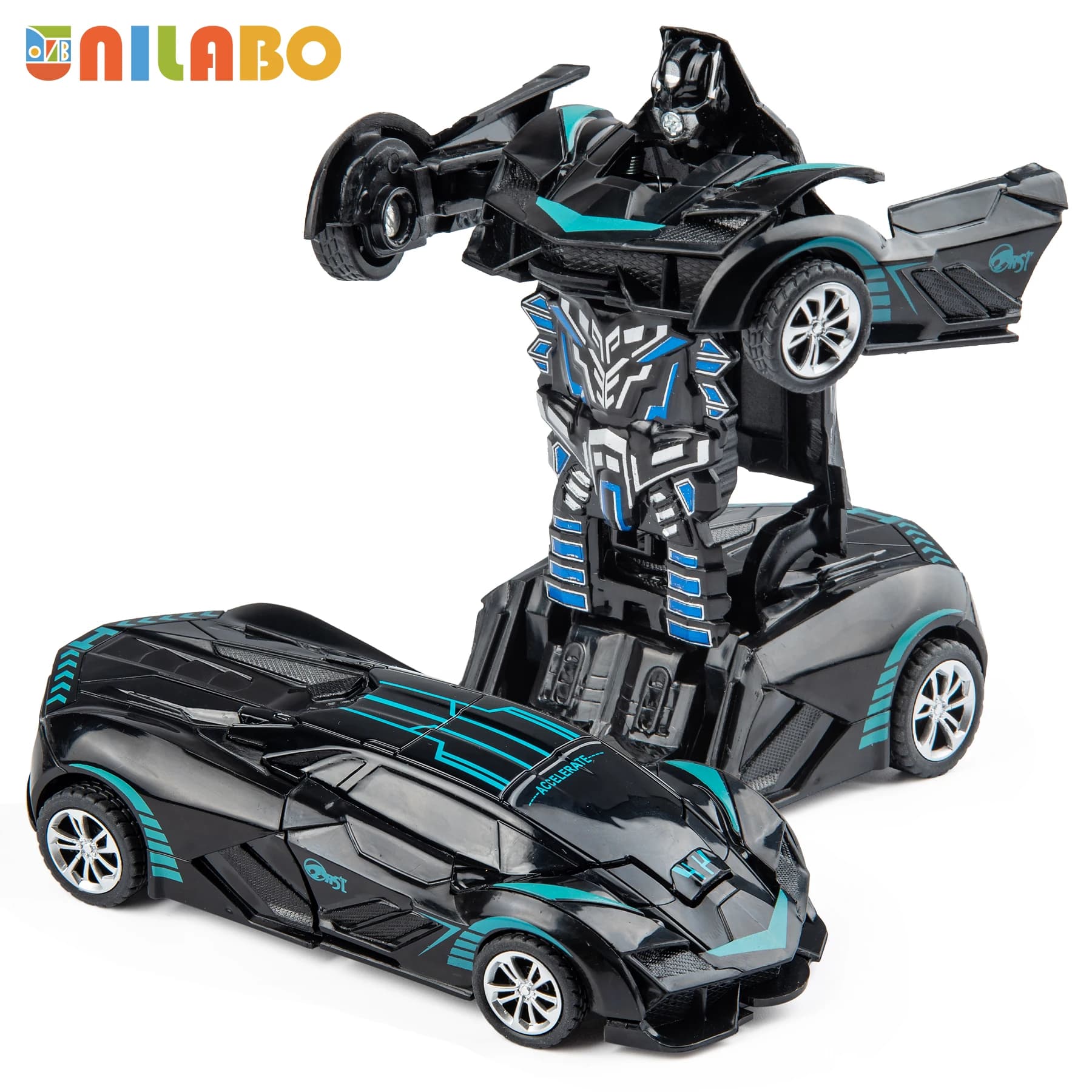 Transformable Robot Sports Car Toy Educational Kids Gift No Batteries Required — image 10
