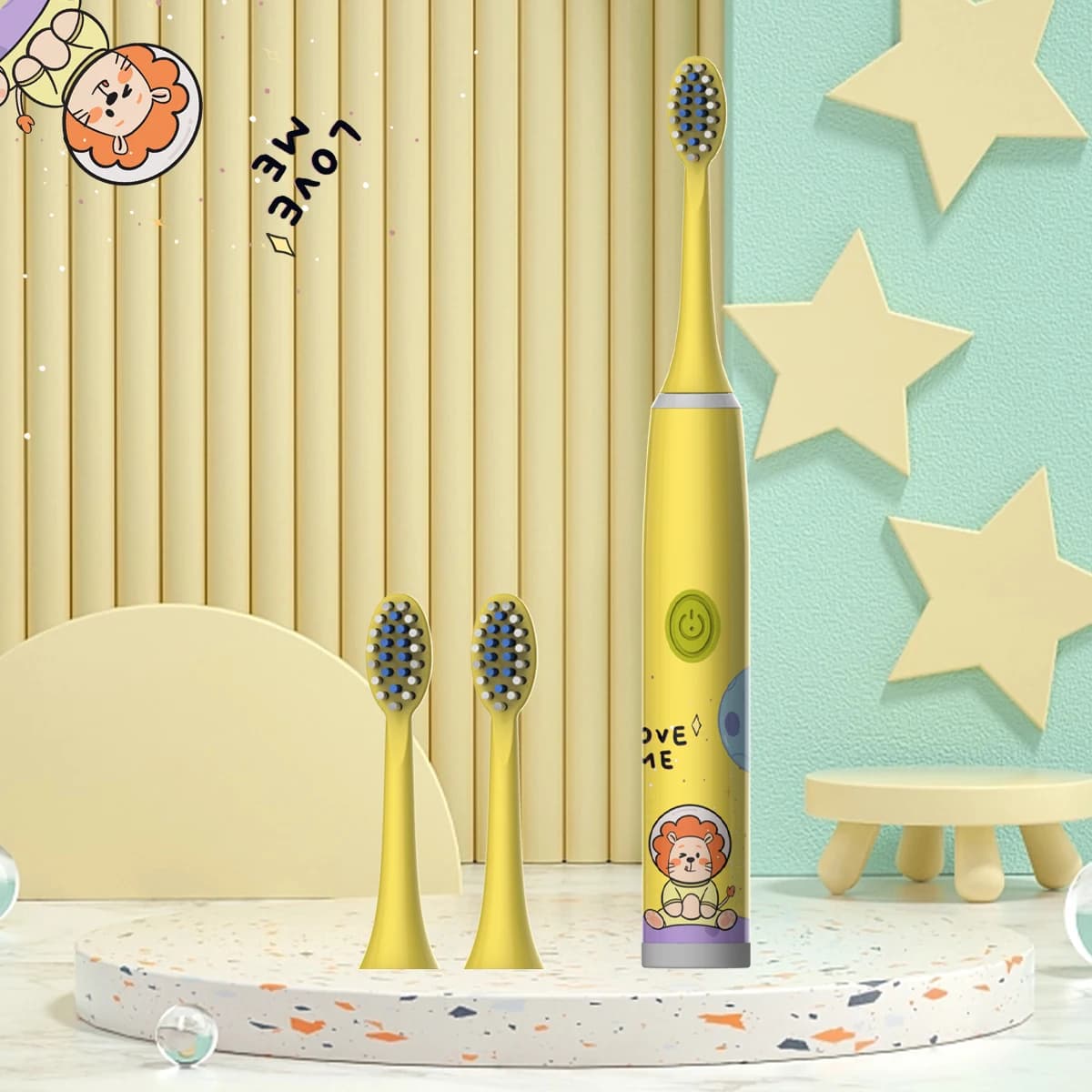 Children's Electric Toothbrush Cartoon Space Series Soft Hair New Color Cleaning — image 11