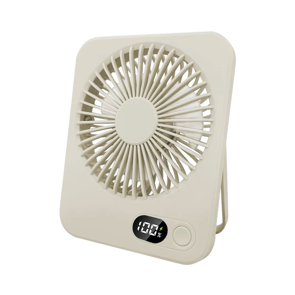Mini Portable Fan USB Desk Fan Rechargeable 5 Speeds Foldable Small Wall — image 7