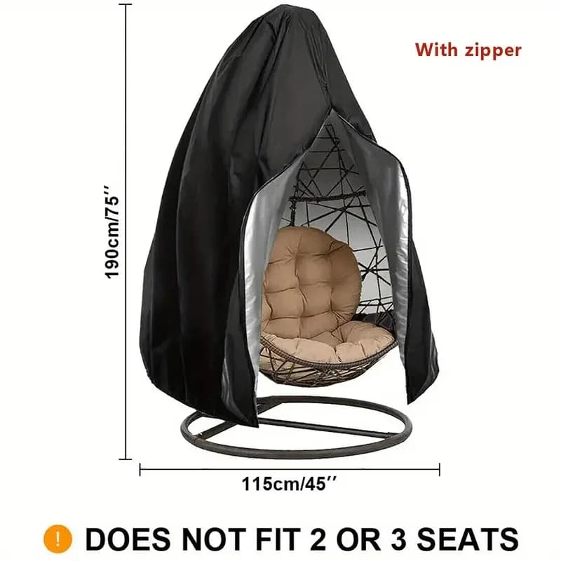 Outdoor Swing Cover Hanging Chair Egg Seat Protection Oxford Cloth New Swings UK — image 4