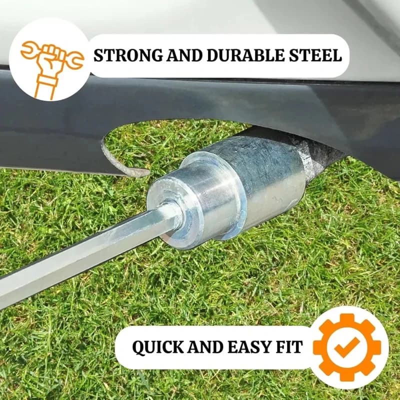 19mm Caravan Corner Steady Leg Winder Socket Adapter for Electric Drill Extension — image 3