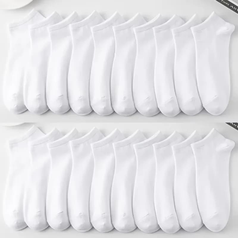 Invisible Boat Socks Women Men Low Cut Non-Slip Silicone No-Show 30 Pairs — image 9