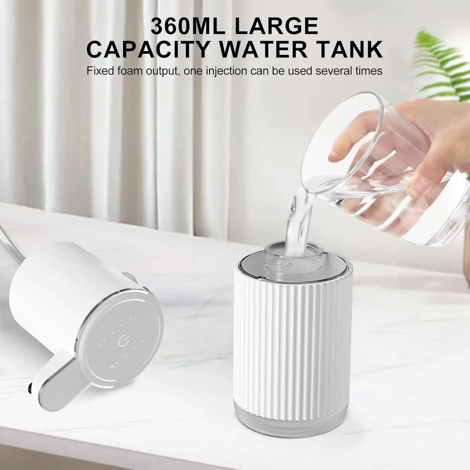 Automatic Soap Dispenser 350ml Wall Mounted Electric Foam Liquid IPX5 — image 5