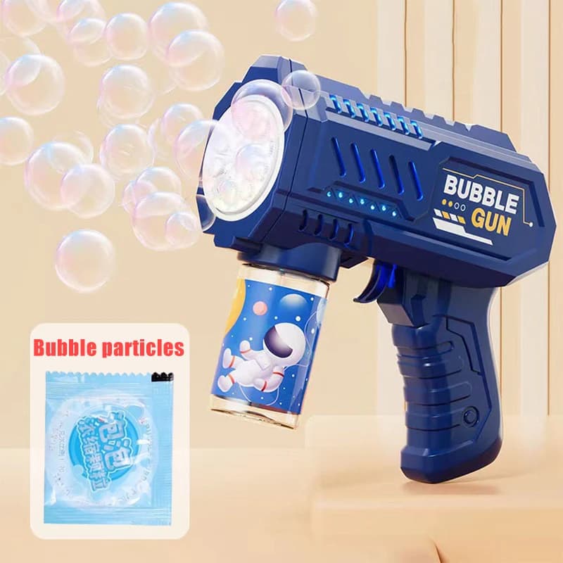 Fully Automatic Bubble Gun Machine Blower Toy for Kids Beach Outdoor Rocket — image 8