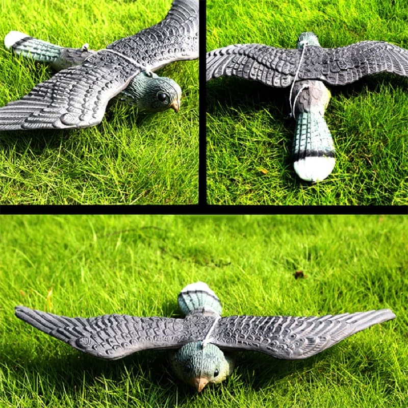 Fake Flying Falcon Hawk Bird Repellent Decoy Pest Control Garden Scarer — image 4