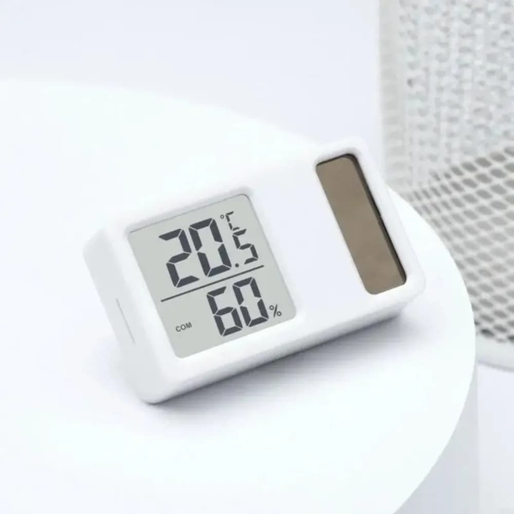 Solar Powered Thermometer Hygrometer Temperature Humidity Meter New 69HF High UK — image 3