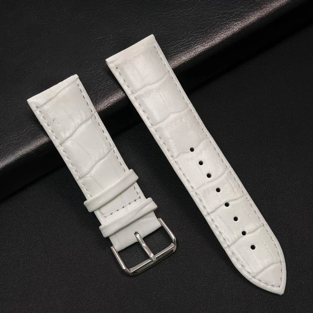Leather Watch Strap 20mm 22mm Smartwatch Band Vintage 44mm — image 9