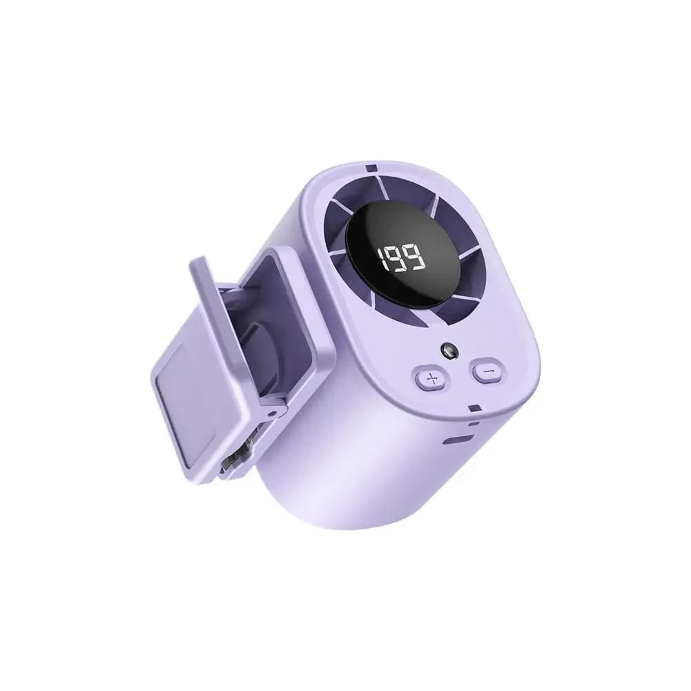 USB Rechargeable Cooling Fan Clip 360 Rotation 3 Speed LED New Semiconductor Car — image 8
