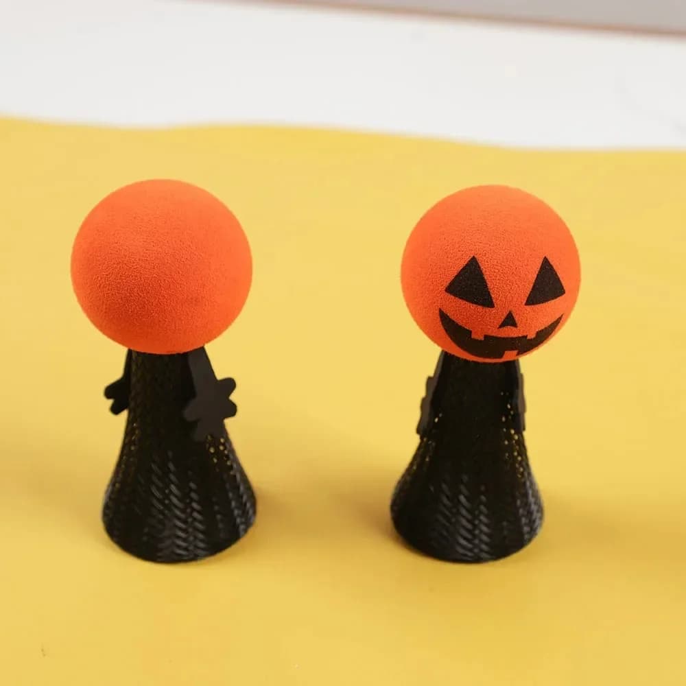 20 Pcs Halloween Finger Puppet Pumpkin Jumping Doll Toys Party Favours Fun Gift — image 4