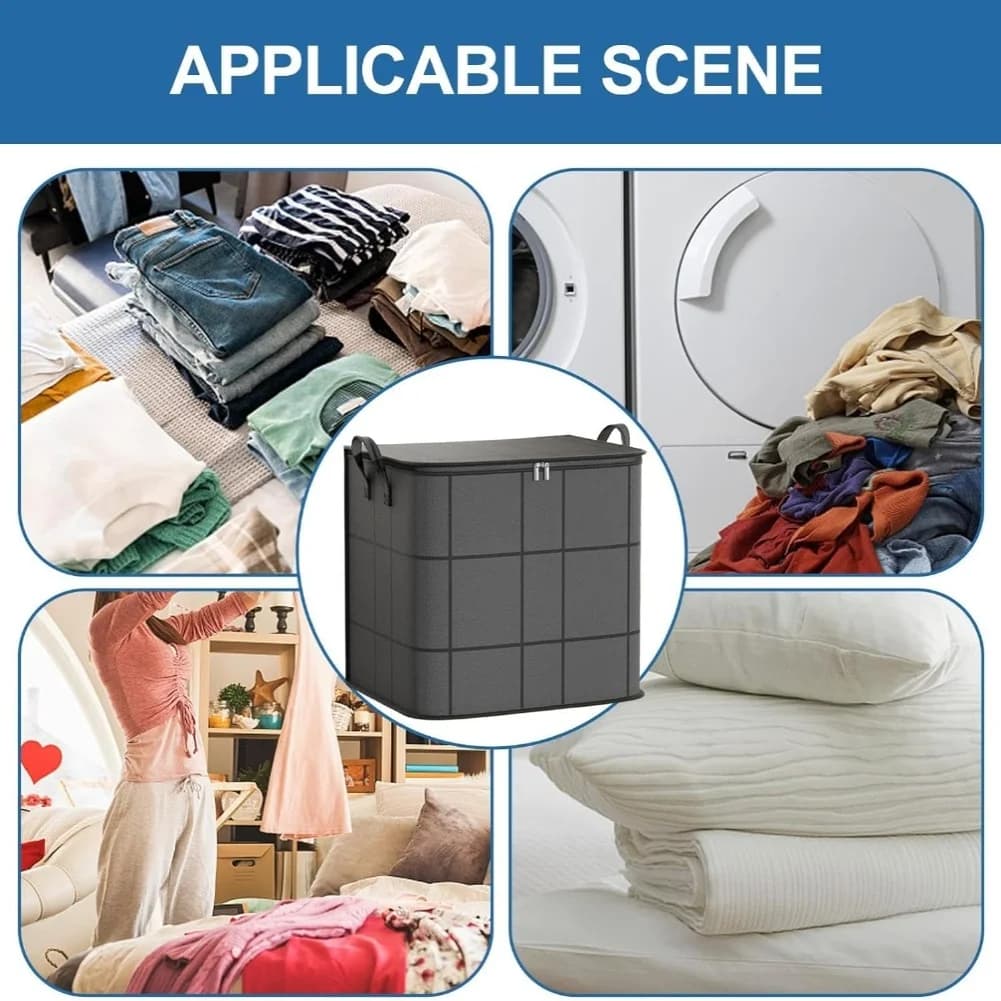 Folding Storage Bag Large Capacity Portable Clothing Organizer New 1PC 110 140 U — image 5