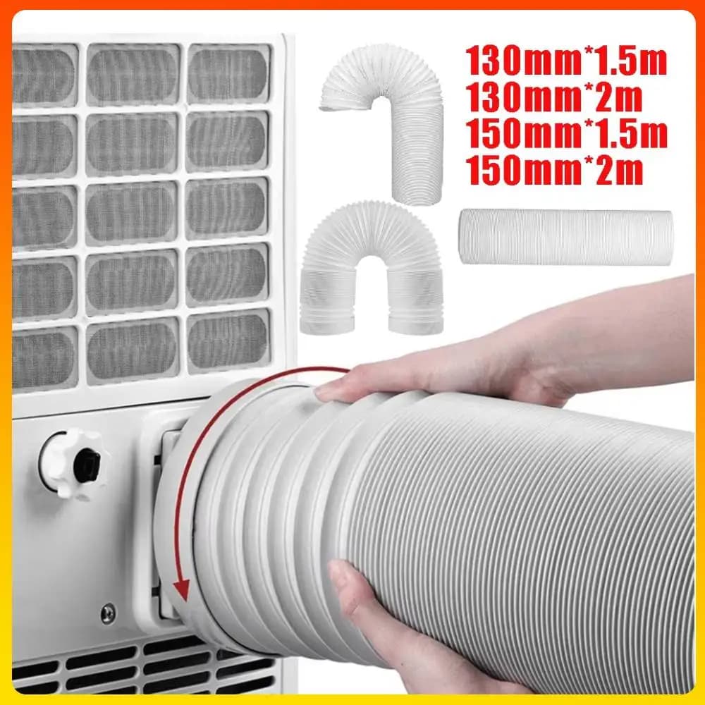 Portable Universal Flexible Conditioner Exhaust Hose Tube New Replacement Parts — image 2