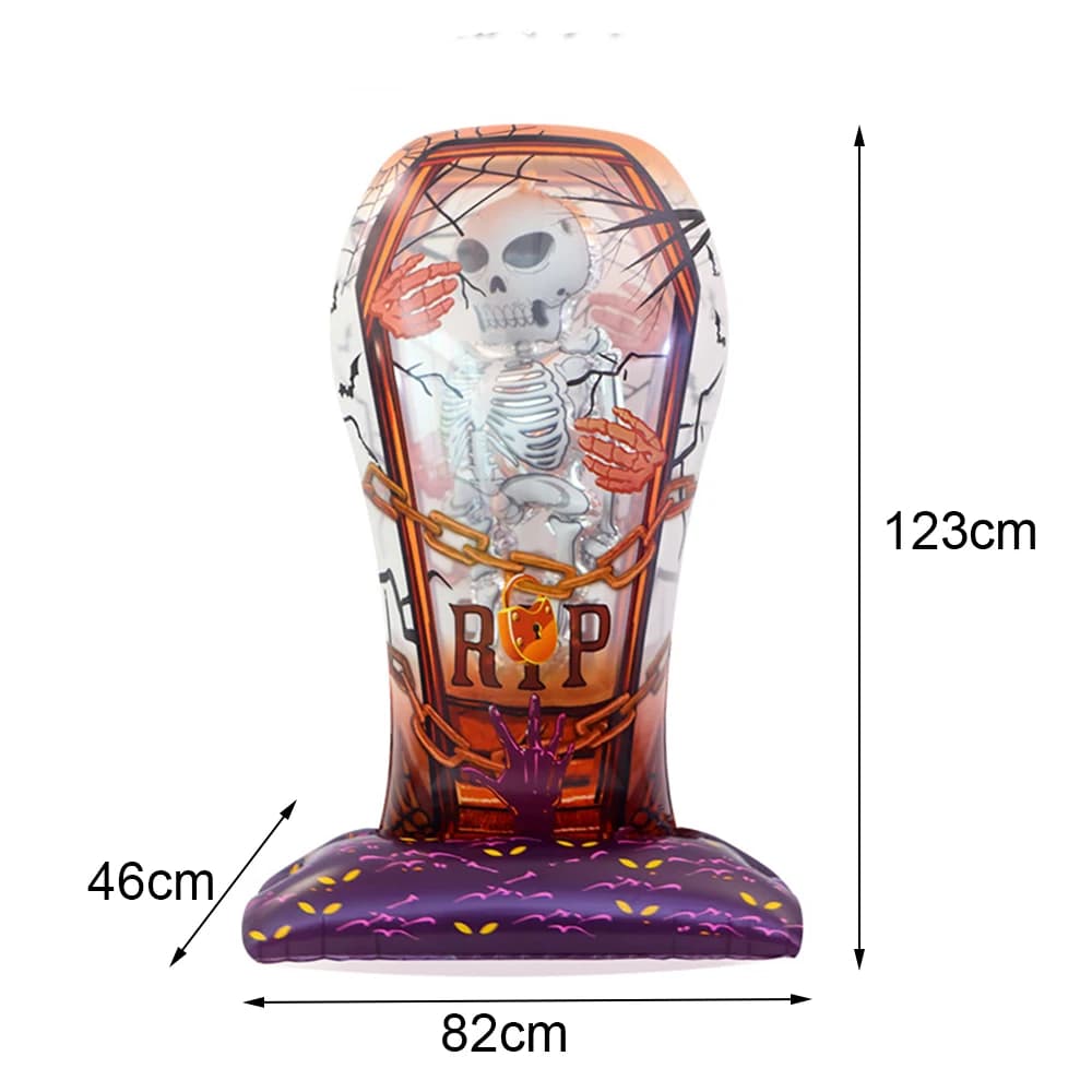 Halloween Foil Balloons Skeleton Pumpkin Ghost Skull Large Party Decorations UK — image 13