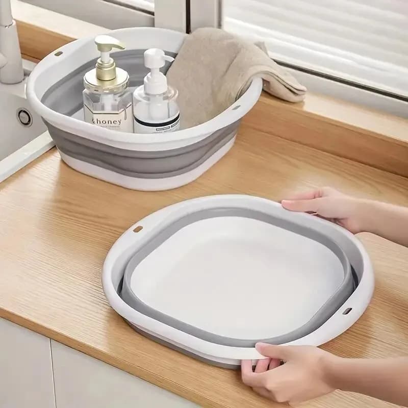 Collapsible Foot Bath Basin Soaking Tub Foldable Bucket New 1pc For Feet Feet UK — image 4