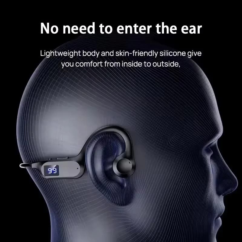 Bone Conduction Wireless Headphones Bluetooth Sport Swimming Earphones — image 3
