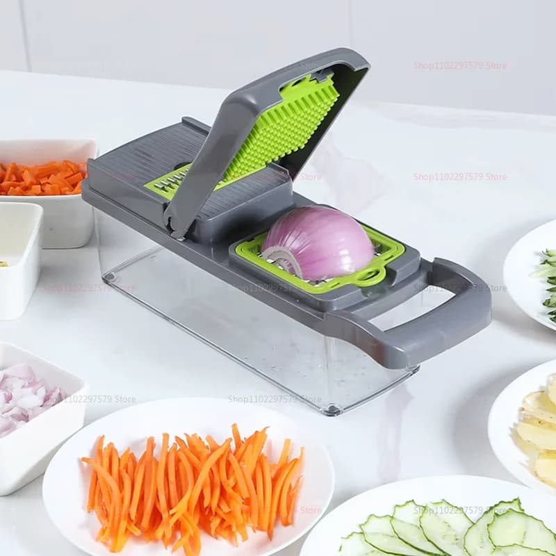 Vegetable Slicer Shredder Cutter for Potato Carrot Fruit Kitchen Food Prep — image 6