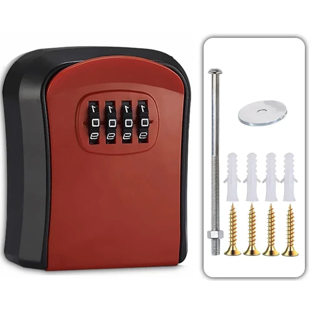 Password Lock Box Wall Mounted Key Storage Anti-theft Secure Home New Cat Eye UK — image 6
