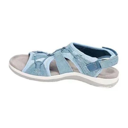 Women's Summer Sandals Casual Breathable Flat Beach Shoes Large Size Round Toe — image 8