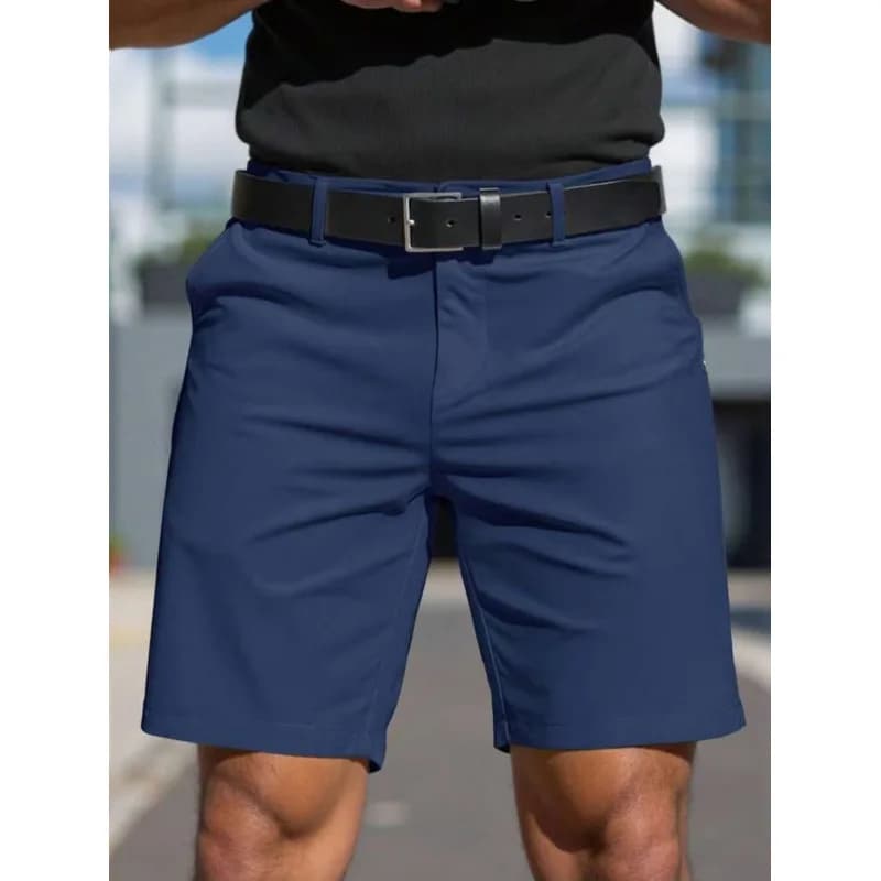 Men's Casual Slim Fit Long Trousers Cotton Blend Straight Leg Autumn — image 12