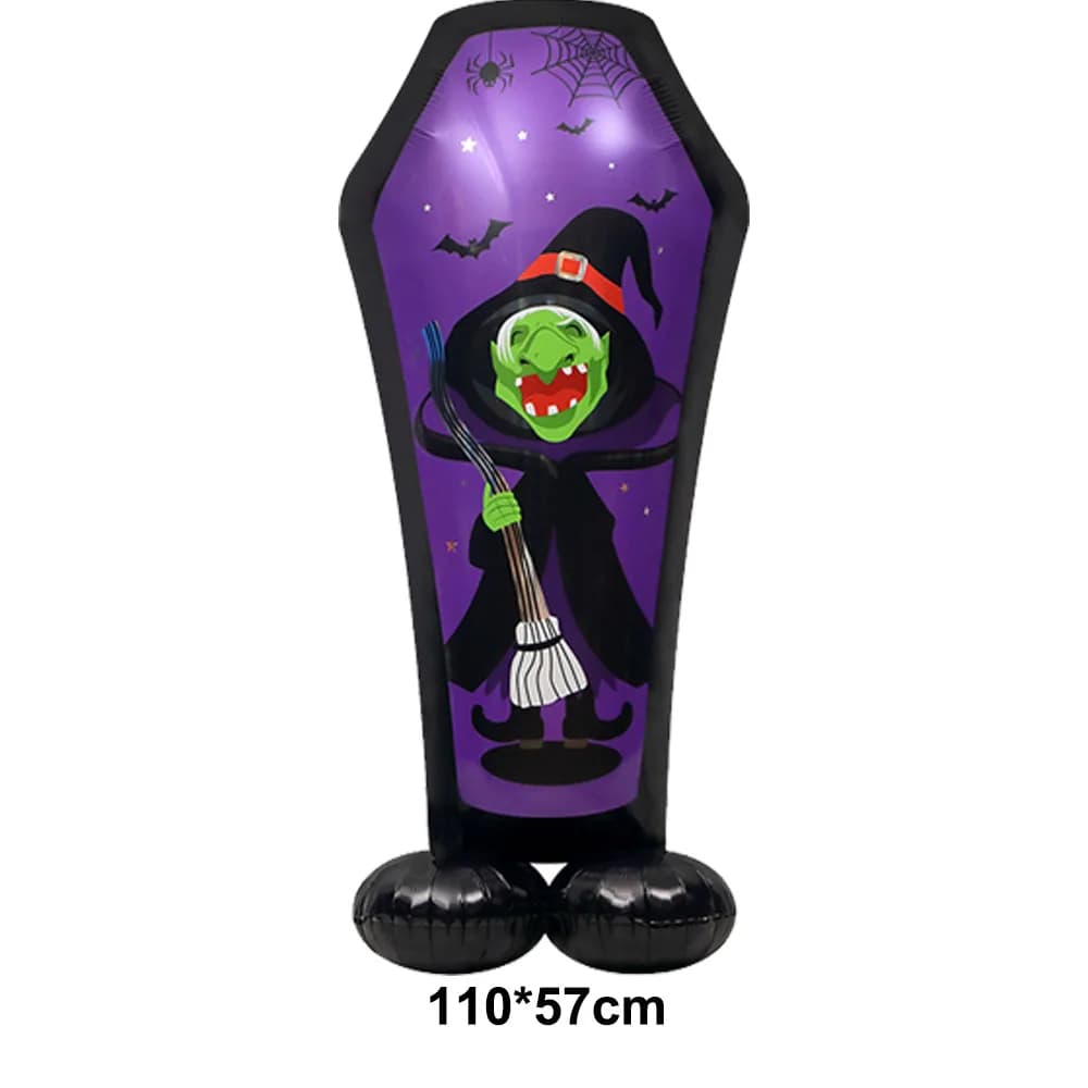 Halloween Foil Balloons Skeleton Pumpkin Ghost Skull Large Party Decorations UK — image 10