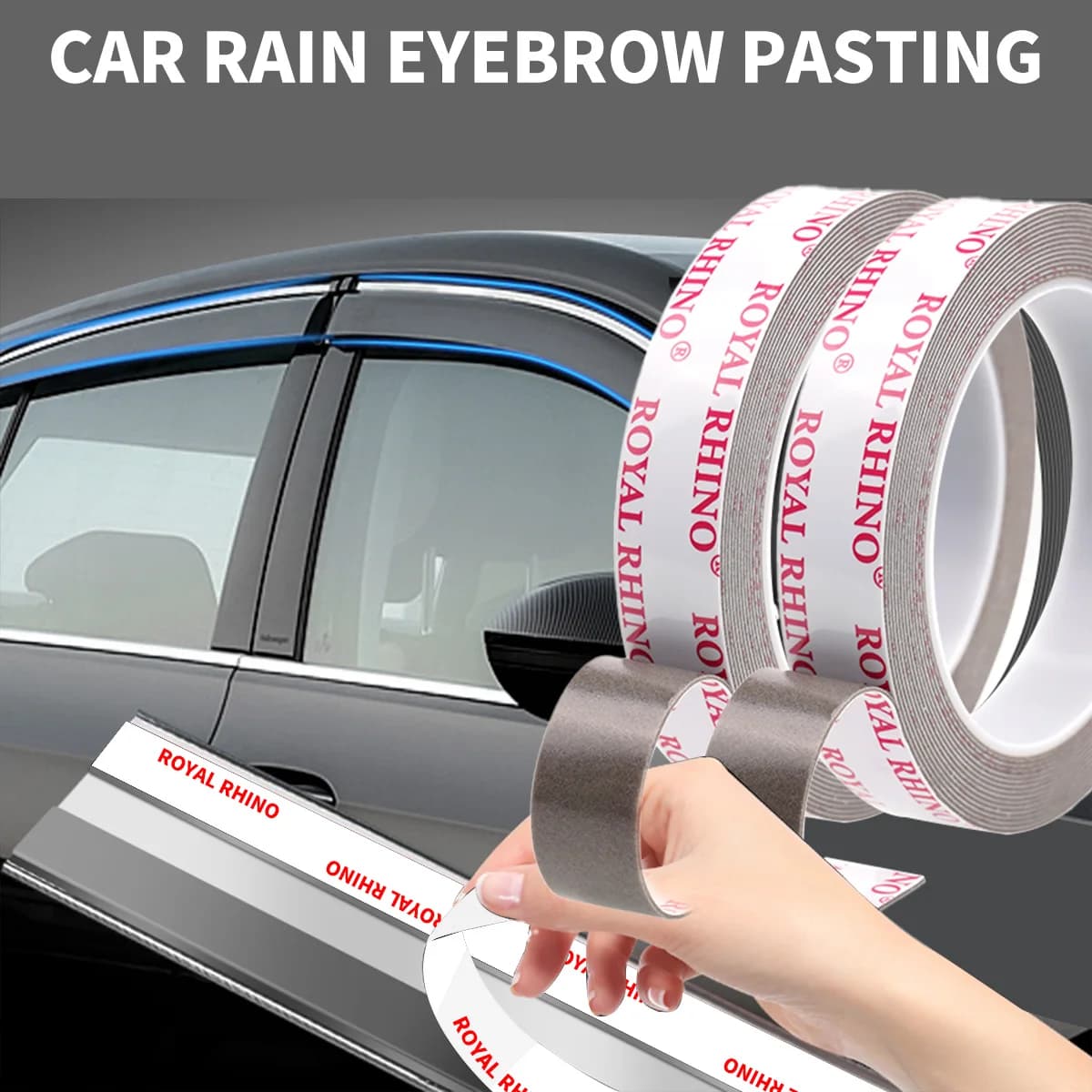 Extra Strong Double Sided Tape 450cm Adhesive for Car Mounting Tear Off — image 5