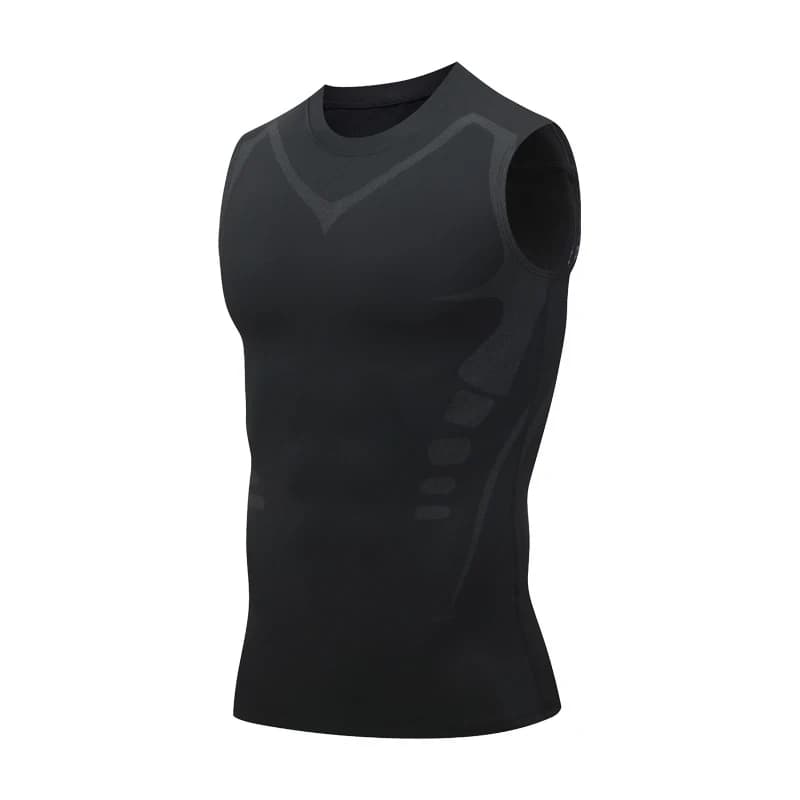 Men's Quick Drying Sports Vest Tight Fitting Breathable Running Gym New Shoulder — image 5