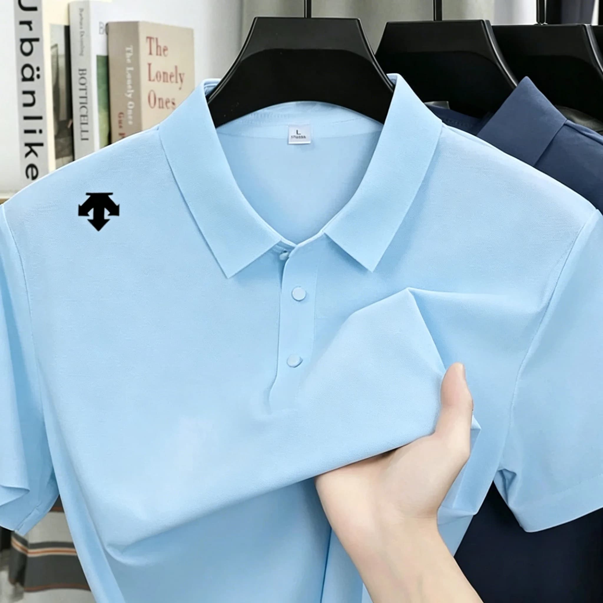 Men's Embroidery Polo Shirt Fashion Sports Top Summer Breathable Comfortable — image 10