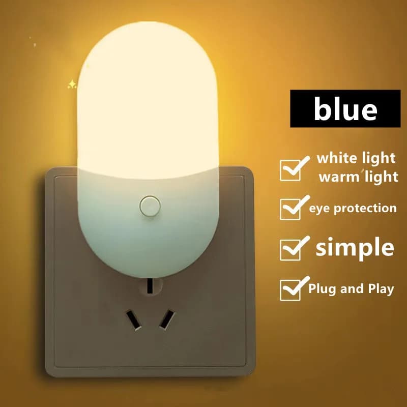 LED Bedside Night Light Lamp for Children's Bedroom | 85-265V EU US Plug Gift — image 7