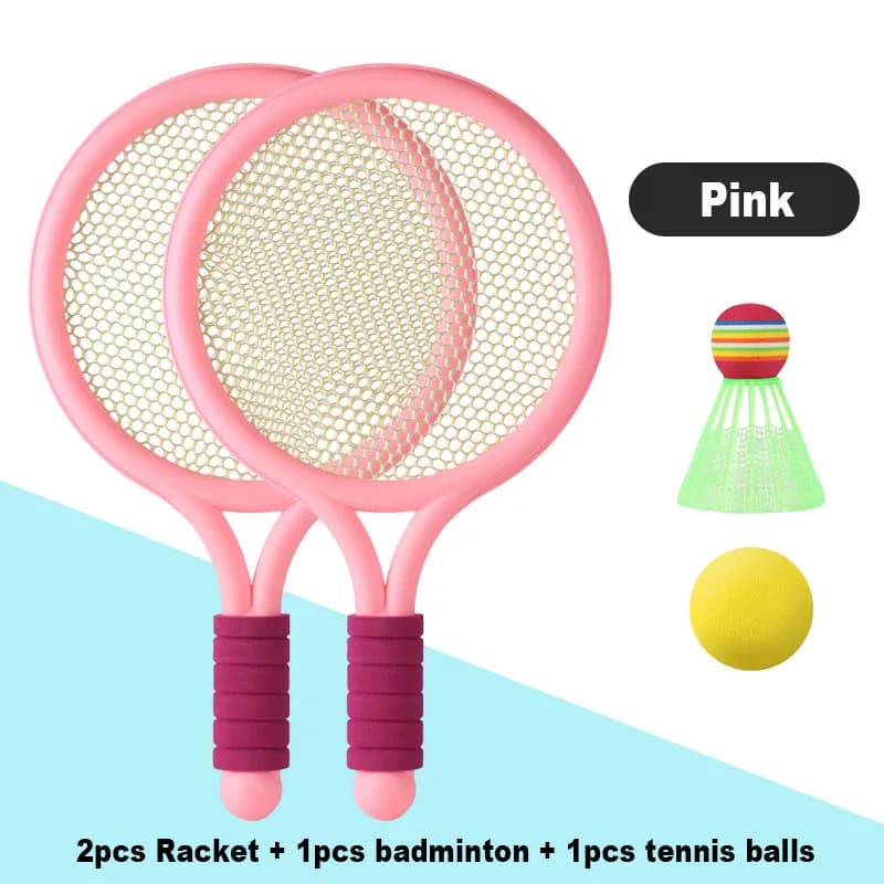 Kids Badminton Racket Set Children Outdoor Sports Toy Tennis Set Ages 3-12 — image 8