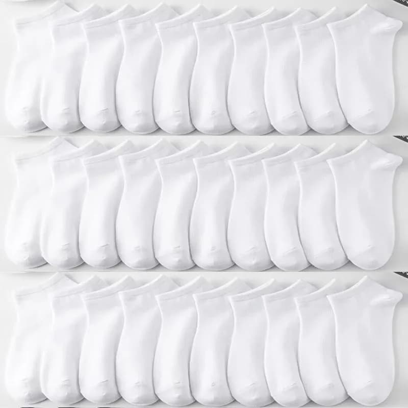 Invisible Boat Socks Women Men Low Cut Non-Slip Silicone No-Show 30 Pairs — image 17