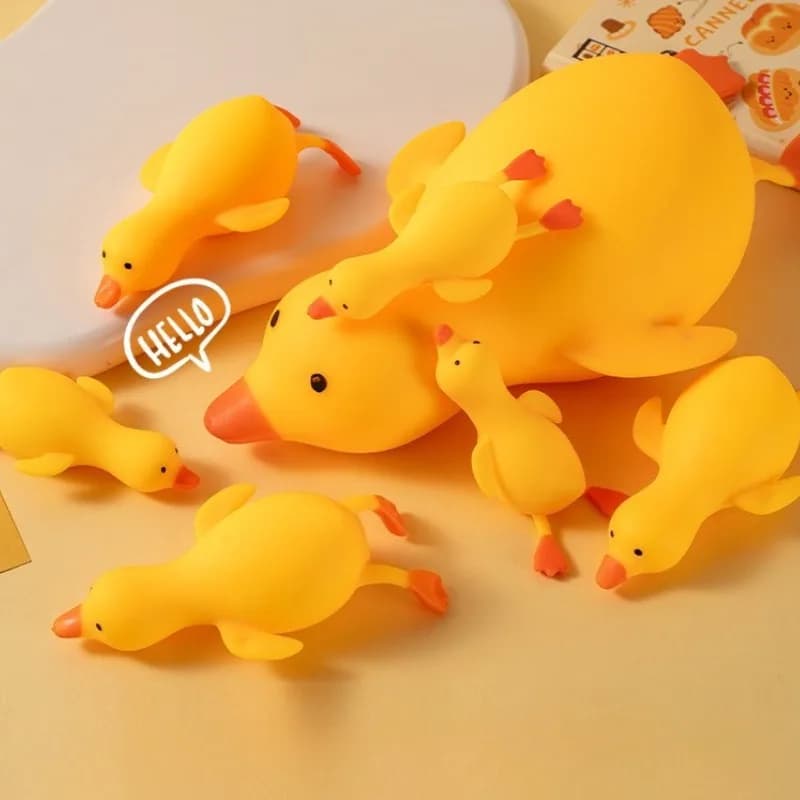 Squishy Anti-Stress Duck Fidget Toy Cute Goose Animal Squeeze Vent Toys — image 2