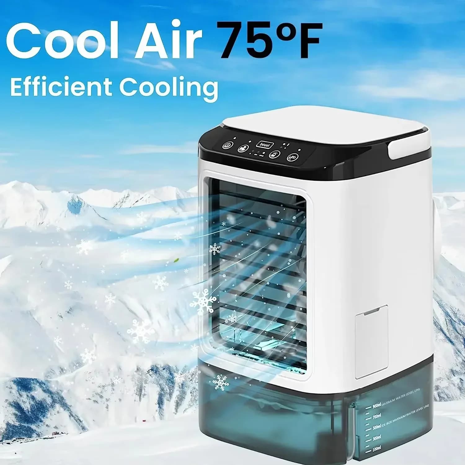 Desktop Humidifier Cooling Fan Spray USB Electric Portable Quiet Small — image 5