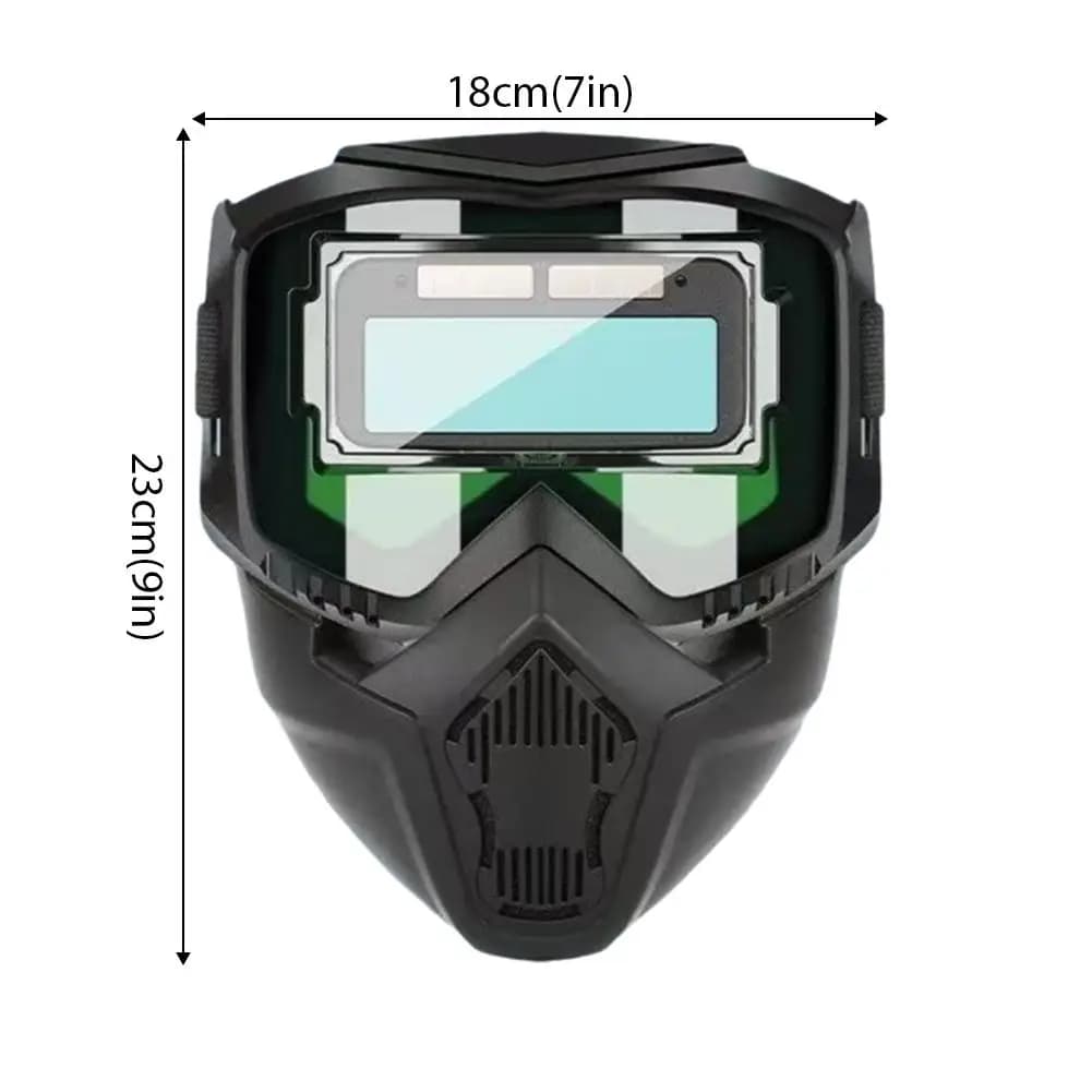 Auto Darkening Welding Helmet Adjustable Head Mounted with Detachable Band — image 6