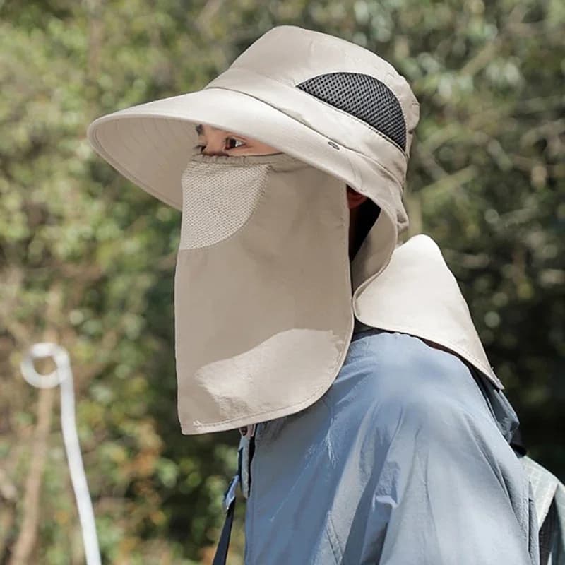 Summer Sun Hat UV Protection Fishing Cap Men Women Hiking Camping Visor — image 5