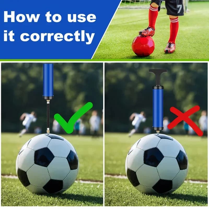 Ball Pump Portable Inflator Football Basketball Volleyball New Multifunctional U — image 2