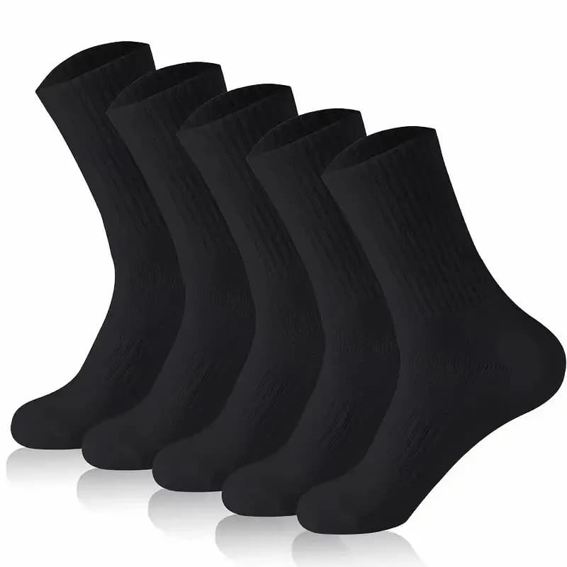 Sports Socks 5 10 20 Pairs Breathable Sweat Absorbing Round Neck New Neutral All — image 12