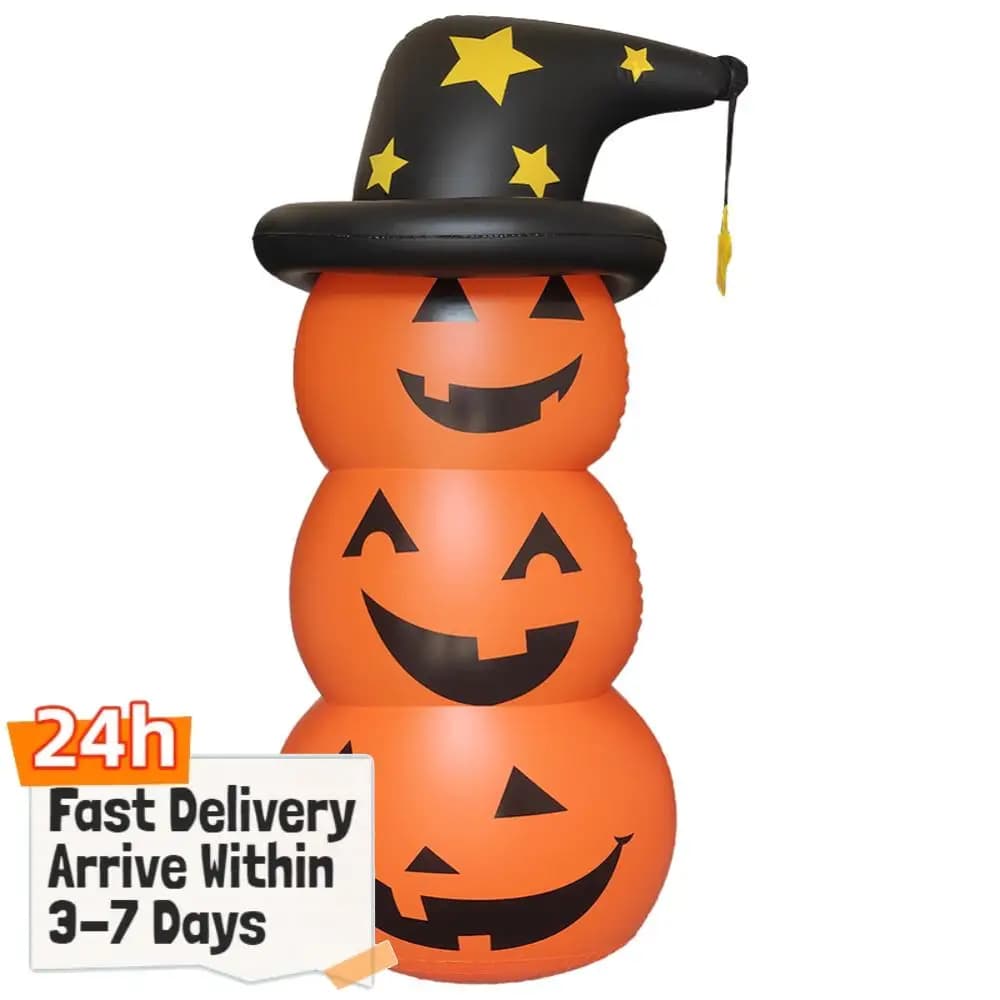 Halloween Ghost Inflatable Windproof Pumpkins Horror Festival Garden Decoration