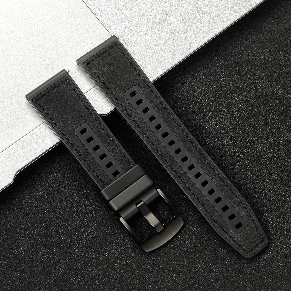 Leather Watch Strap 20mm 22mm Smartwatch Band Vintage 44mm — image 20