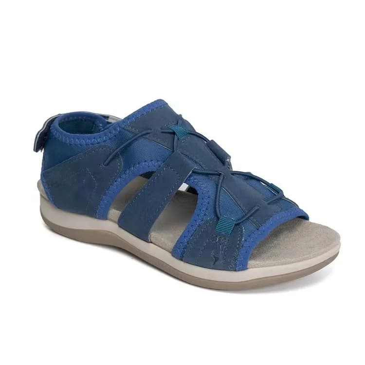 Women's Summer Sandals Casual Breathable Flat Beach Shoes Large Size Round Toe — image 5