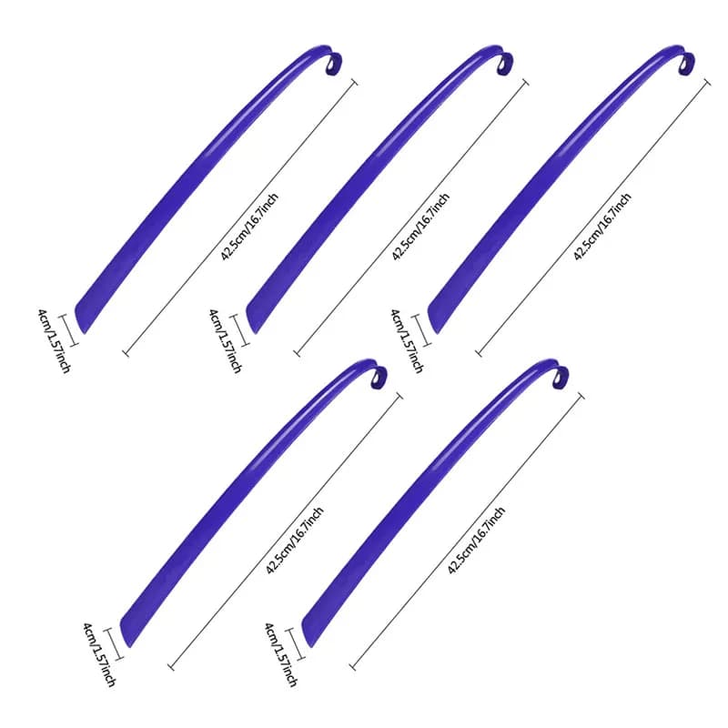 Plastic Extra Long Shoehorn Lazy Shoe Lifter Helper for Hotel & Household — image 13