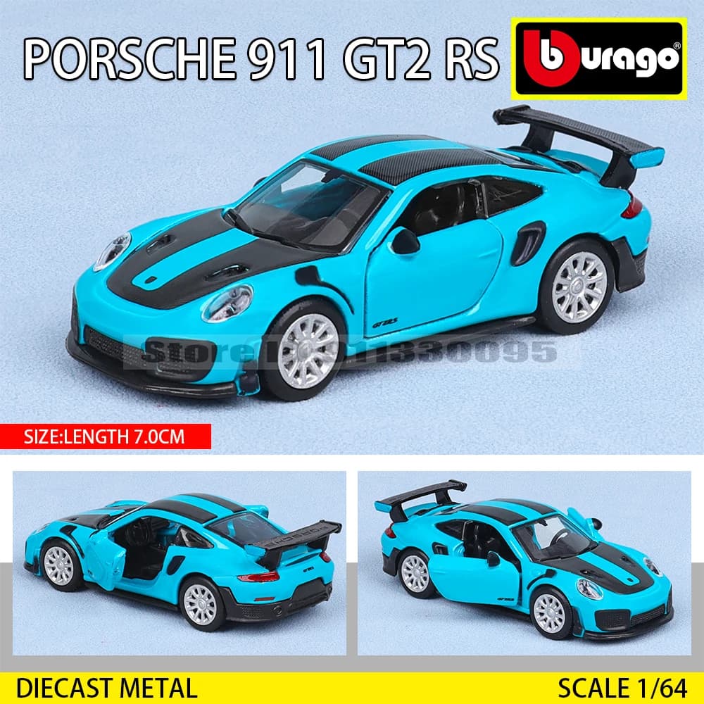 1:64 Die-Cast Car Model Collection Toy Bburago Golf 2017 2020 Gift for Boys Kids — image 18