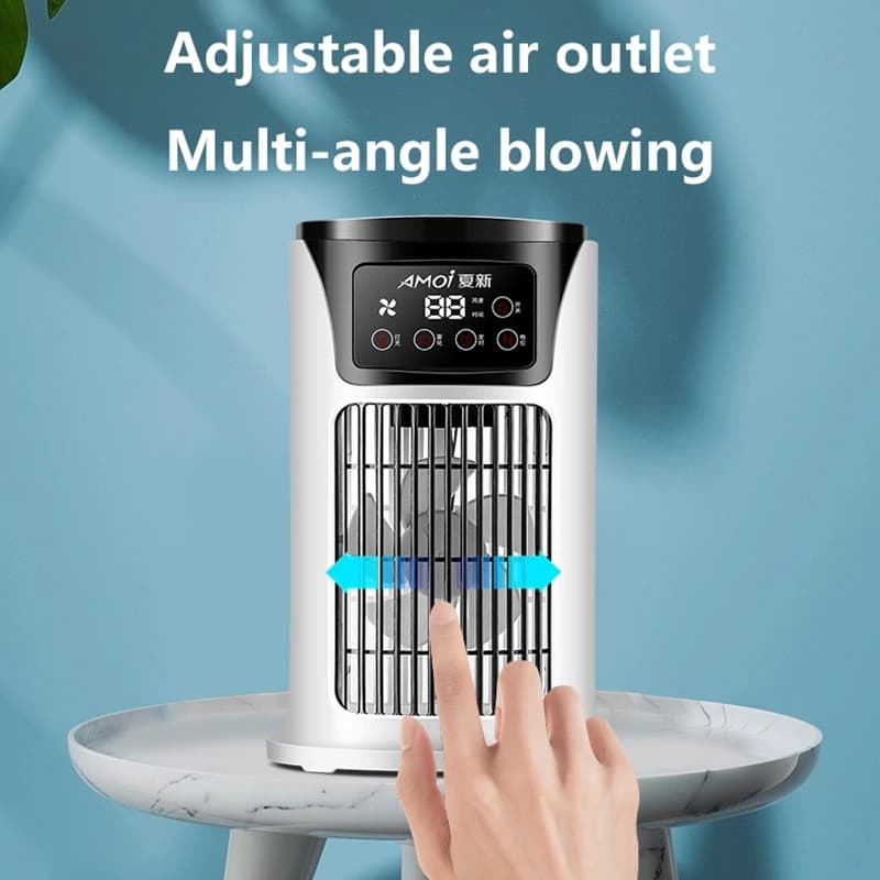 Portable Air Cooler Fan Humidifier Air Conditioner Home Office Desktop Cold — image 6