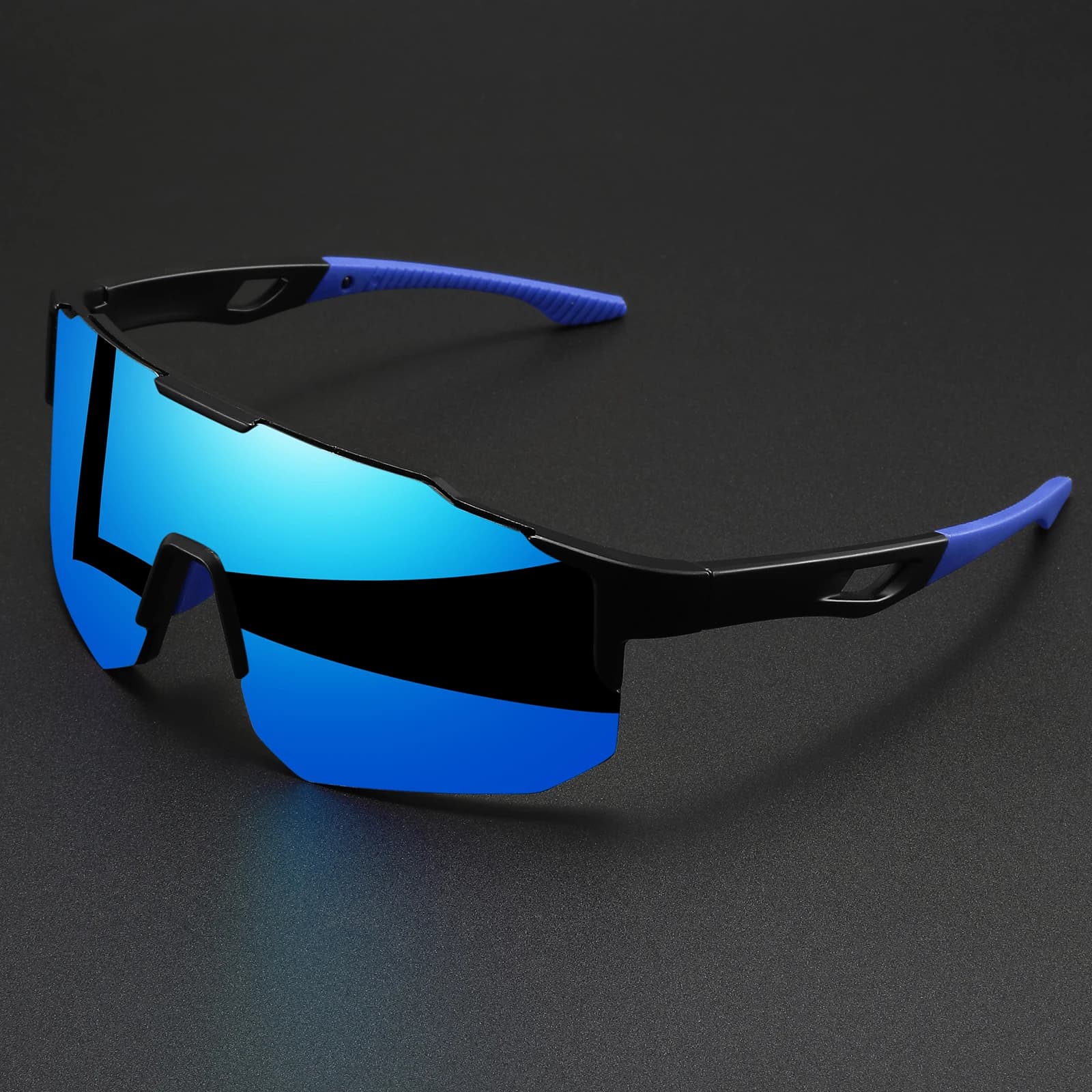 Sports Sunglasses Oversized Wraparound UV400 Cycling Hiking Outdoor New Colorful — image 7