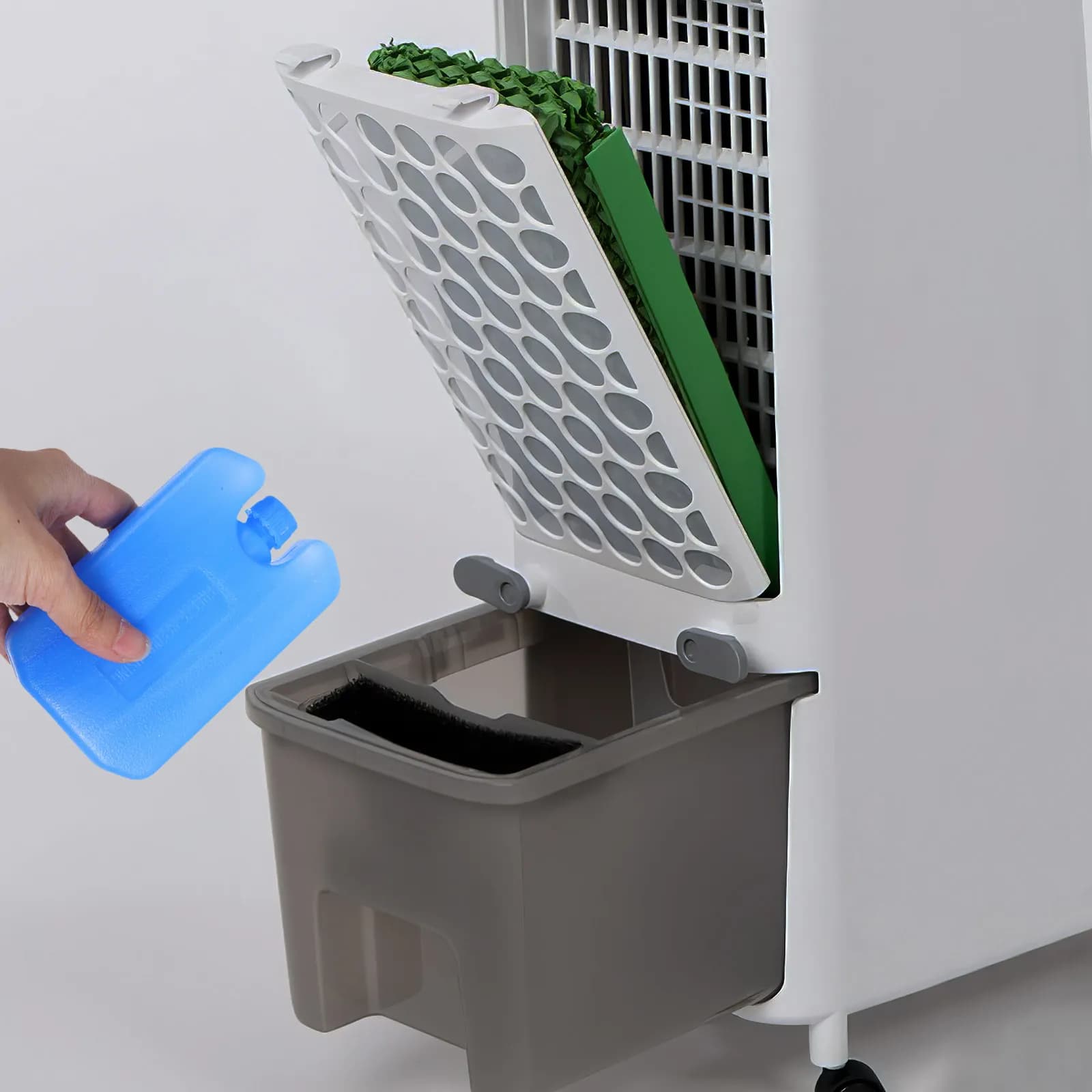 Reusable Ice Packs for Air Conditioner Fan Portable Flat Ice Pack 4 Pcs Long — image 3