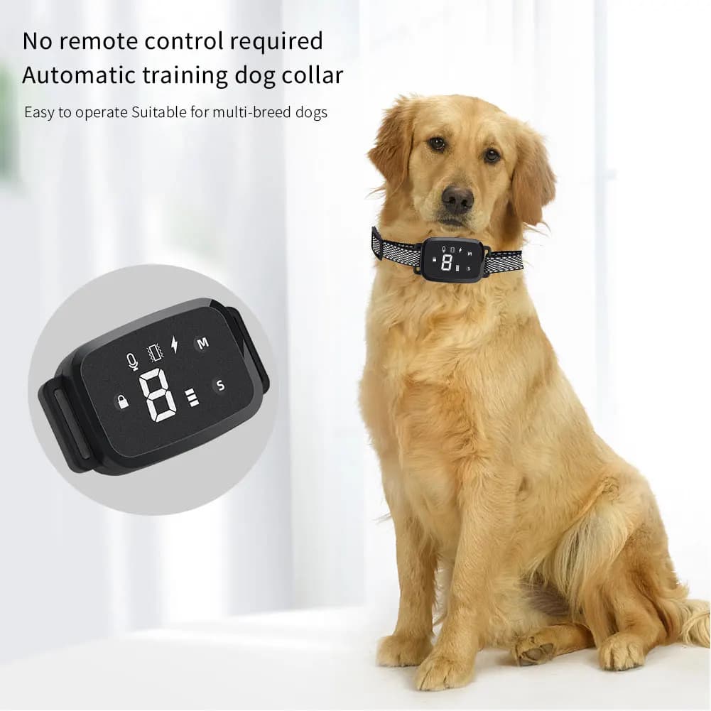 Smart Automatic Anti Barking Dog Collar HD Digital Display IP67 New Waterproof U — image 5